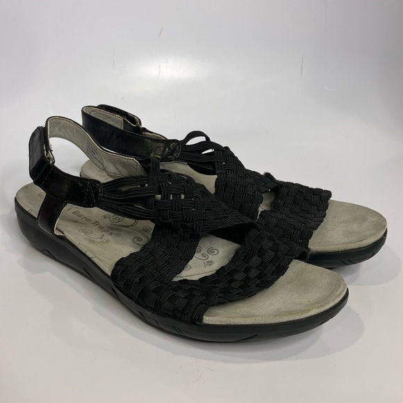 Bare Traps Juliette black faux leather sandals size 8.5 - Picture 3 of 7